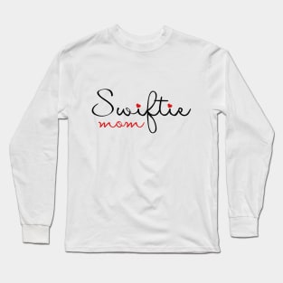 Swiftie Mom Typography Long Sleeve T-Shirt